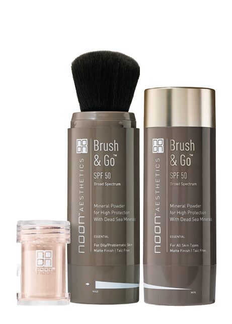 BRUSH & GO MINERAALNE PÄIKESEKAITSEPUUDER SPF 50,  2x5ml